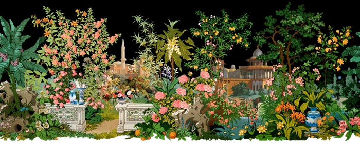 Indian garden painting